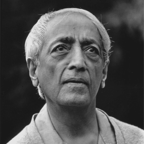 Krishnamurti - zwartwit